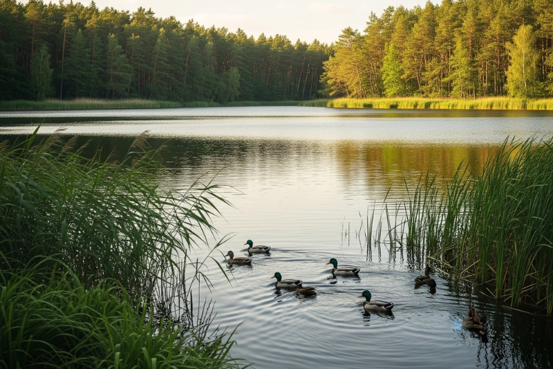 nocleg nad jeziorem Ślesińskim