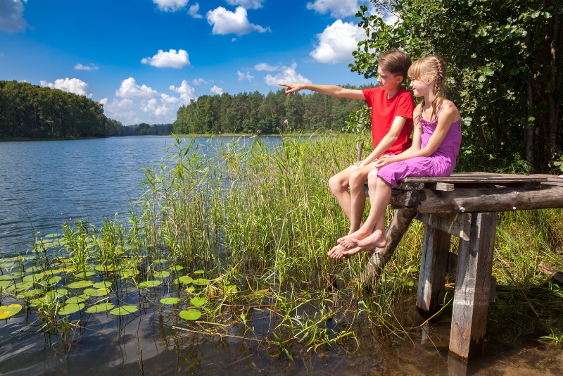 weekend nad jeziorem i lato w stylu slow life