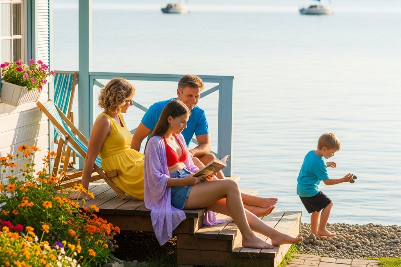 domki letniskowe nad jeziorem i wakacje bez wifi