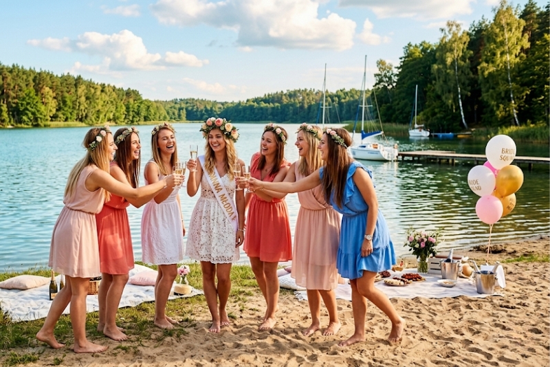 Wieczór Panieński w Wielkopolsce - domek na wieczór panieński nad jeziorem